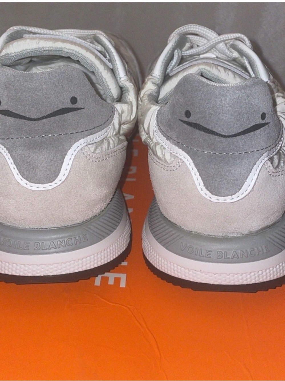 NWT VOILE BLANCHE STORM FLEX SNEAKER WHITE/GREY - Picture 10 of 15